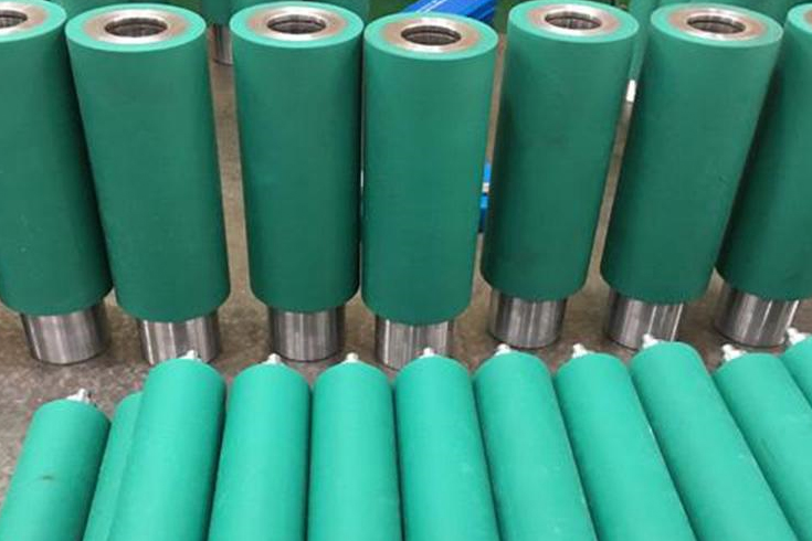 What are the important physical properties of PU rubber rollers?